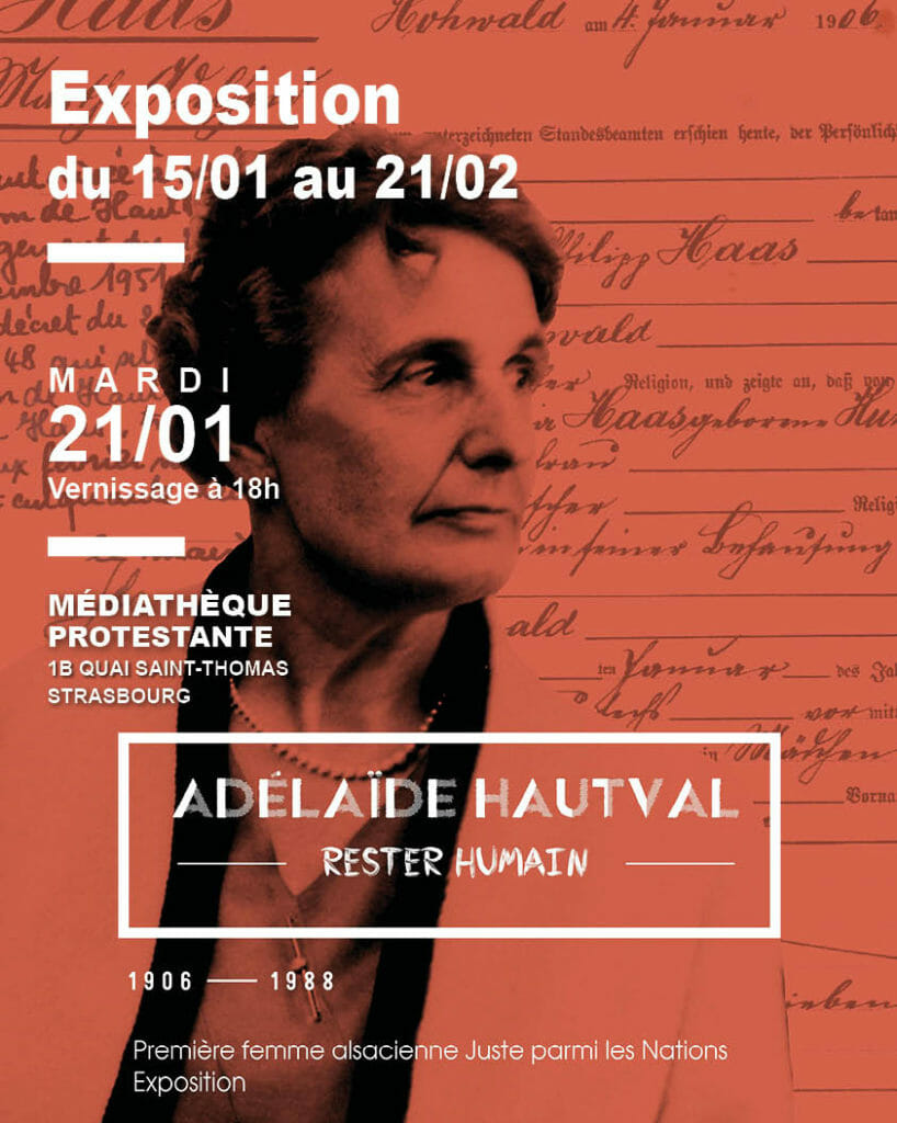 Exposition Strasbourg Adelaide Hautval