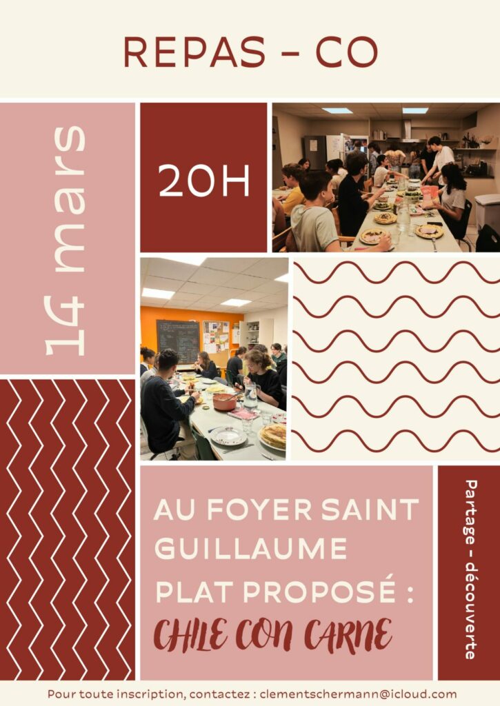Repas co 14 mars st guillaume