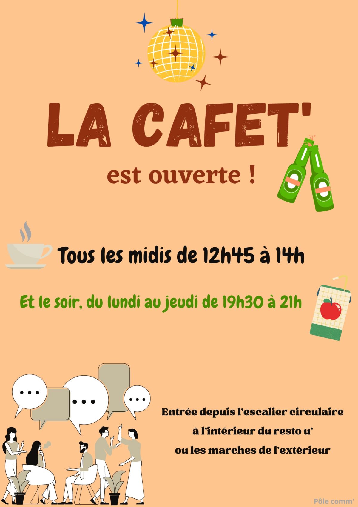 Affiche cafet 2022