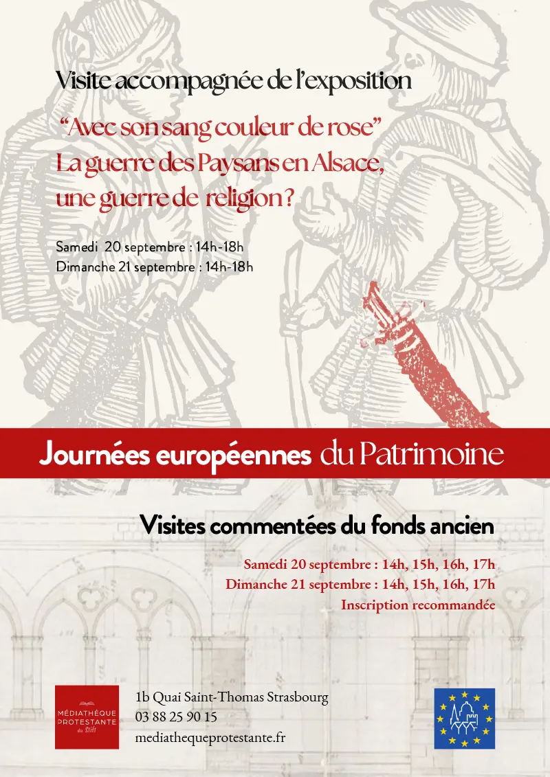 Journées européenne du Patrimoine Médiathèque protestante