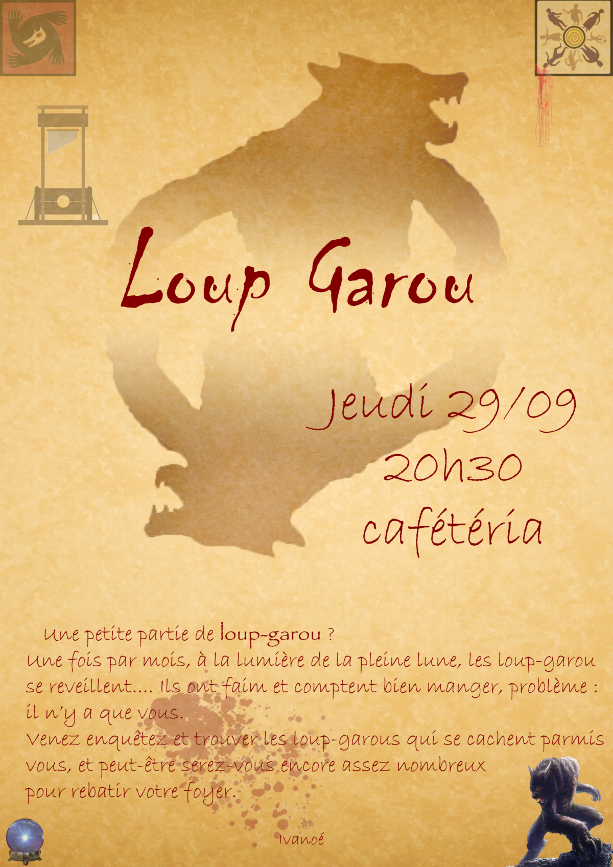 Loup garou Ivanoé à jour