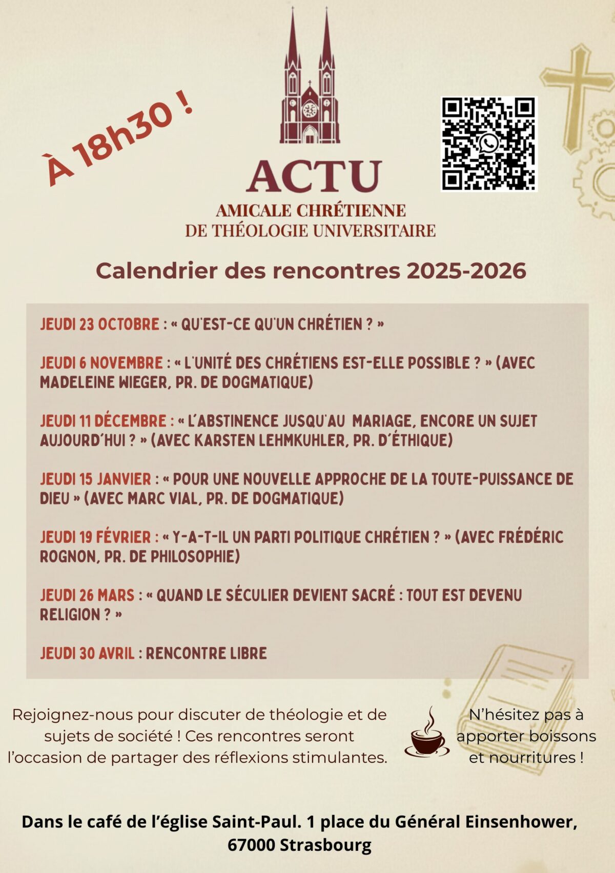 Paroisse universitaire 25-26