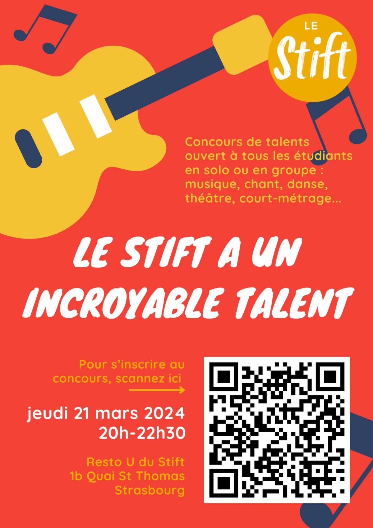 Red Musical Icons Talent Show Flyer (1)