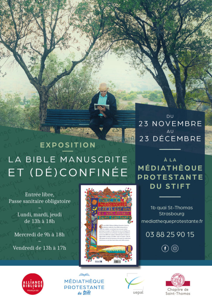 La bible manuscrite et (dé)confinée