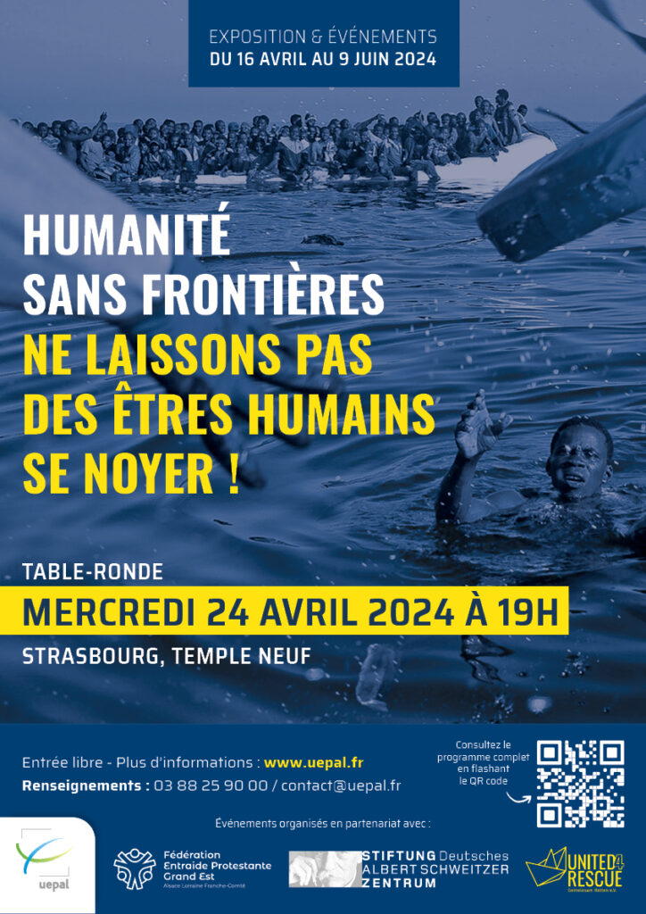 Humanité sans Frontières, ne laissons pas des êtres humains se noyer !